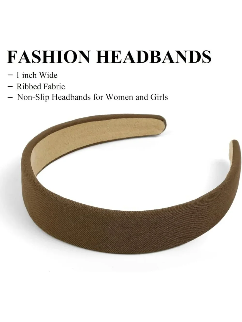 Trendy Non-Slip Headbands for Women - 4PCS Cute Elastic Hair Bands, Fall Fashion